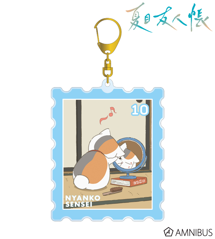 描き下ろしイラスト 10時のニャンコ先生 ニャンコ先生の1日ver. BIGアクリルキーホルダー