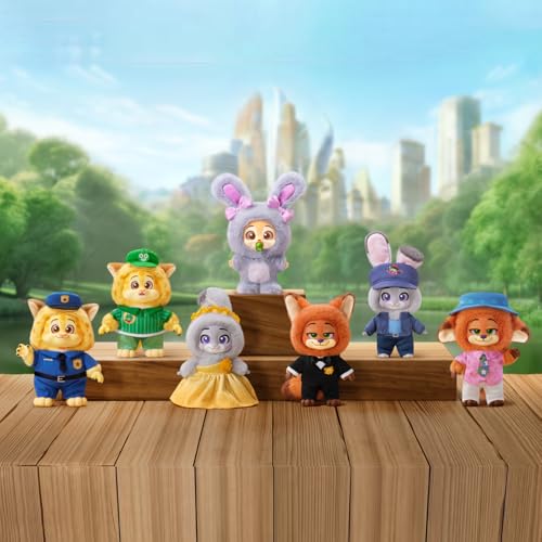 TOP TOY ディズニー(Disney) ズートピア2「新たなる旅立ち」ぬいぐるみ シリーズ【1ピース】ガチャガチャ ブラインド ボックス フィギュア プラモデル プレミアム おもちゃ ズートピア 誕生日プレゼント Zootopia キャラクター コレクター向け