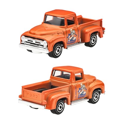 マッチボックス(Matchbox) テーマ アソート - トラックス 乗り物おもちゃ ミニカー 10台入り BOX販売 3歳から マルチ GGF12-987P