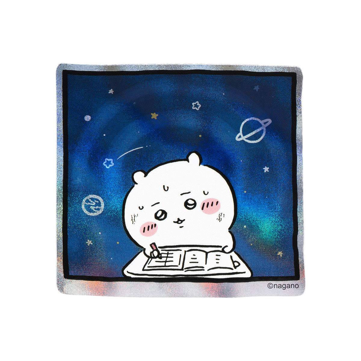 ちいかわ スマホに貼れるサイズのホログラムステッカー（宇宙なちいかわ）