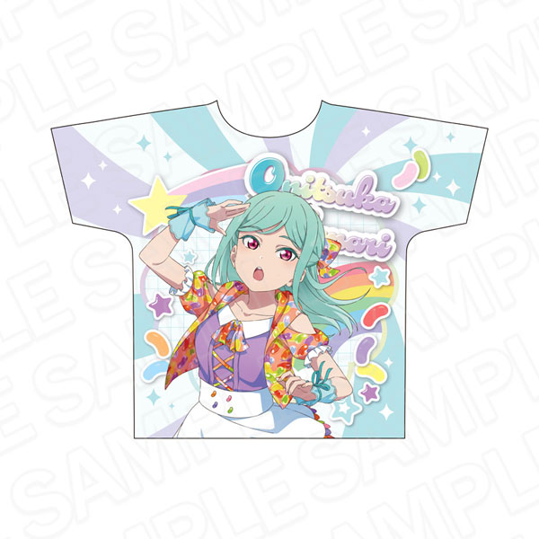ラブライブ！スーパースター！！ フルグラフィックTシャツ 鬼塚冬毬 Cafe party ver.