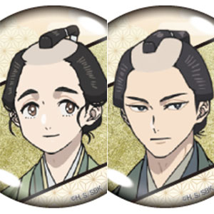 しゃばけ 金屏風柄缶バッジ 11個入りBOX