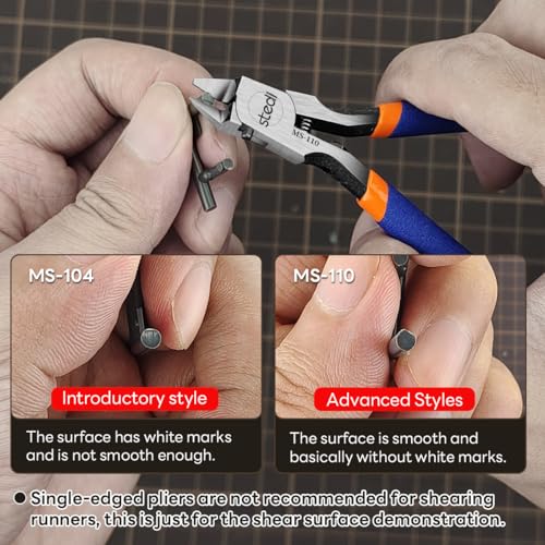 Stedi 極薄片刃プラニッパー 極薄刃 片刃ニッパー プラモデル用工具 DIY手作りプラモ ガンプラ