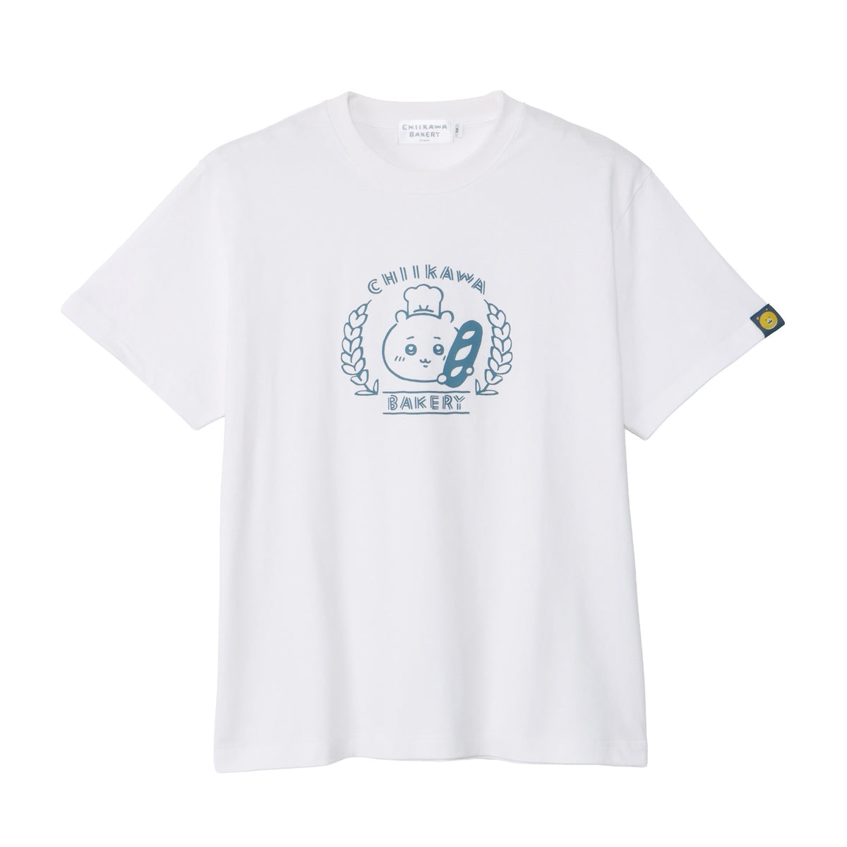 ちいかわ ちいかわベーカリー Tシャツ ロゴ ホワイト