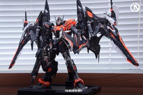 1/100スケール極速魔鬼魚サンダースピード・マンタレイTHUNDERBOLTプラモデルキット塗装済メカ 機甲 可動 組み立て プラモデル プラスチック製機甲ロボットフィギュア アクションモデルフィギュアプレゼント高22cm IN ERA+ 組立キット 置物おもちゃ 双形態変形 [並行輸入品]