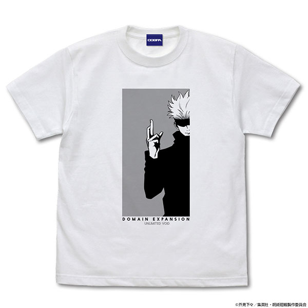 呪術廻戦 五条悟 Tシャツ/WHITE-S（再販）