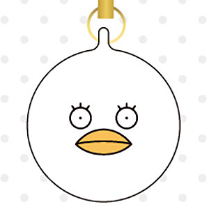 TVアニメ『3年Z組銀八先生』 おみやげ鈴キーホルダー エリザベス 修学旅行ver.