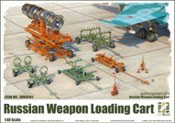 1/48 ロシア製武器積載カートw/フィギュア プラモデル