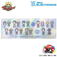 ナンバーワン戦隊ゴジュウジャー×AIKA ELECTRONICS（アイカエレクトロニクス） フェイスタオル