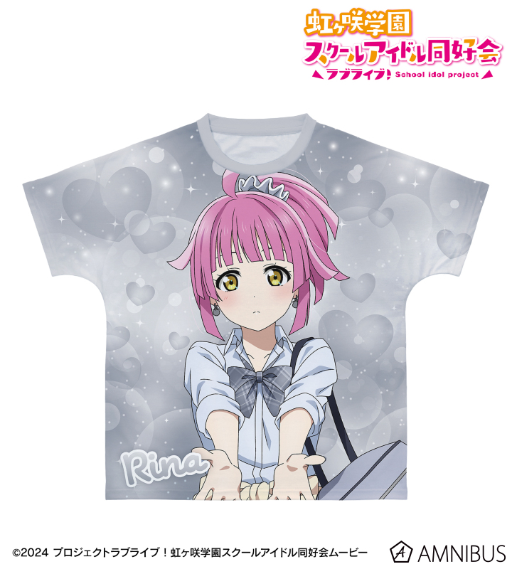描き下ろし 天王寺璃奈 ギャル制服ver. フルグラフィックTシャツ