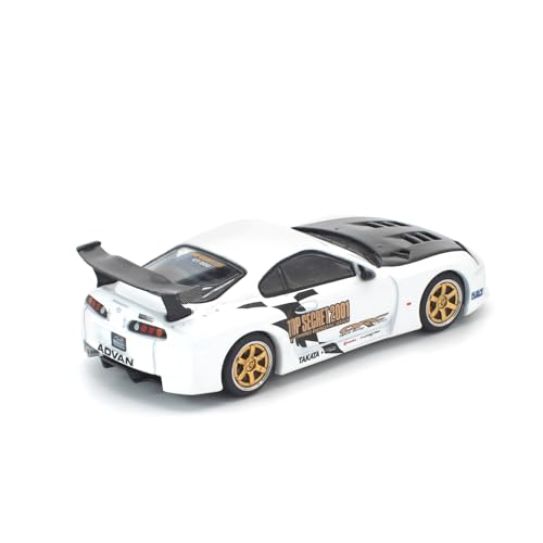 ジェネシスカンパニー (Genesis Company) POP RACE 1/64 トップシークレット GT300 スープラ ホワイト 完成品 PR640364