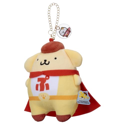 タカラトミーアーツ(TAKARATOMY A.R.T.S) サンリオキャラクターズ Mocchi-Mocchi- チェーンストラップマスコット ポムポムヒーロー 幅 約18cm