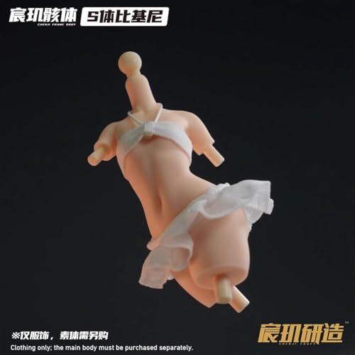 LEBOO 宸璣研造 宸璣骸体 1/12 白ビキニ S サイズ 女性 フィギュア用 衣装 セット