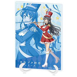 アクリルアートボード(A5サイズ)「『青春ブタ野郎』シリーズ」 01/桜島麻衣 マーチングバンドver.(描き下ろしイラスト)