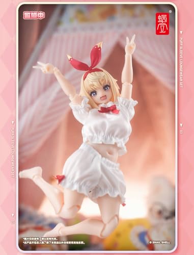 蝸之殻 SNAIL SHELL 1/12 フィギュア 冒険者蝸牛 ホームウェア 服セット可動 アクション ル フィギュア