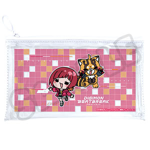 TVアニメ『DIGIMON BEATBREAK』 フラットクリアポーチ B(咲夜レーナ＆プリスティモン)