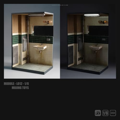 HiPlay MOjingtoys 1/6 JOKER お手洗い L012A フィギュア用 地台 スタンド ディスプレイ ベース　塗装済み 完成品