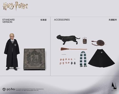 [AC]INART-ハリー・ポッターと賢者の石 - ドラコ・マルフォイ 1/6 標準版 可動 アクションフィギュア ヘット 素体 衣装 アクセサリー フルセット