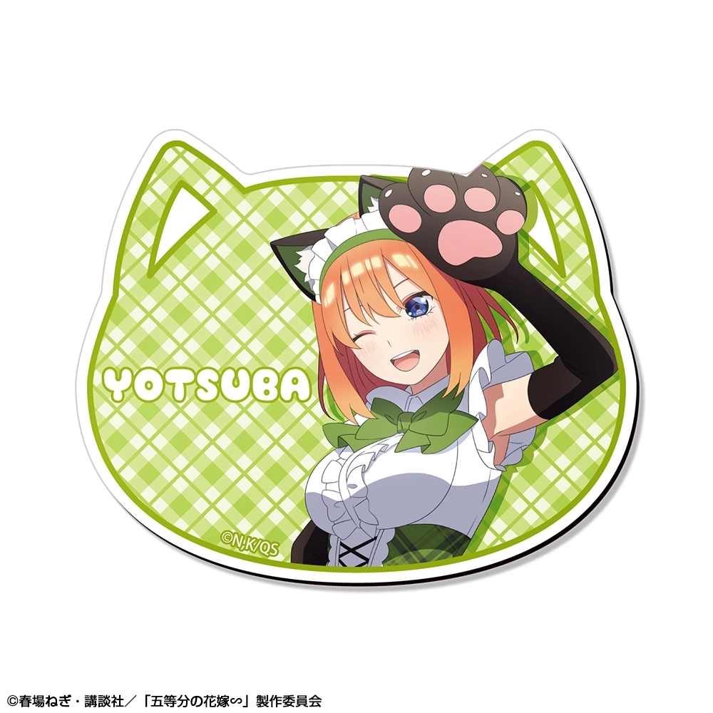 【予約2026年02月】五等分の花嫁∽ マグネットシート デザイン04(中野四葉/猫耳メイドver.)【描き下ろし】 ライセンスエージェント