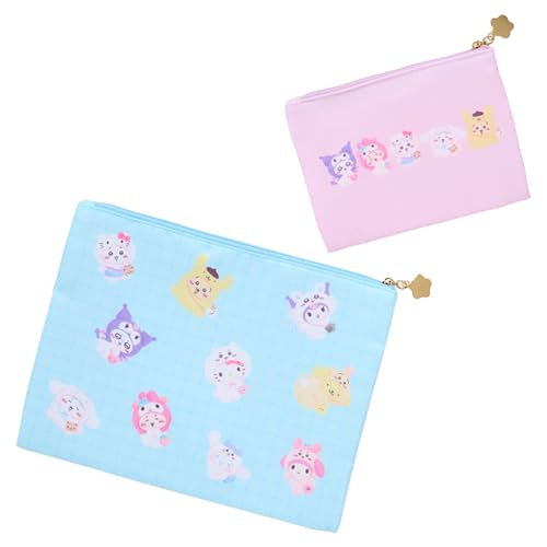 サンリオ(SANRIO) ちいかわ フラットポーチ2個セット サンリオキャラクターズ ポリエステル・綿・亜鉛合金 対象年齢3才以上 536725