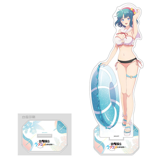 幼馴染とはラブコメにならない 描き下ろし 特大アクリルスタンド(水萌汐/マリンセーラー水着)