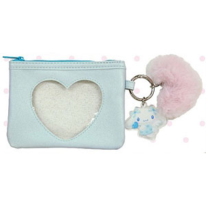 サンリオキャラクターズ ハート窓付きポーチ(エンジェル) シナモロール