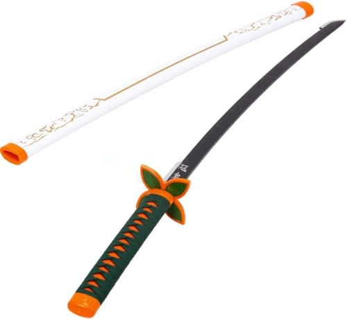 KEENNESS 子供用 ABS 長さ:77CM 子供 鬼滅の刃 日輪刀 鬼殺隊 完成度高い 模造刀 模擬刀 剣 武器 (胡蝶しのぶ刀 白 子供用)