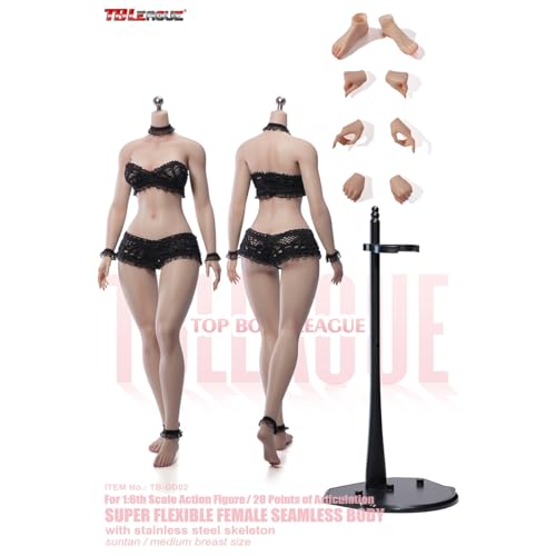 HiPlay TBLeague 1/6 女性 素体 シームレス素体 足取れる TB-DD02 サンタン肌 ヘッドなし ボディ フィギュア 超可動