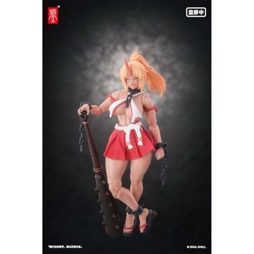 HiPlay 蝸の殻 Snail Shell 1/12 鬼巫女 次女・紅葉 RPGEX-08 可動フィギュア 塗装済み 完成品