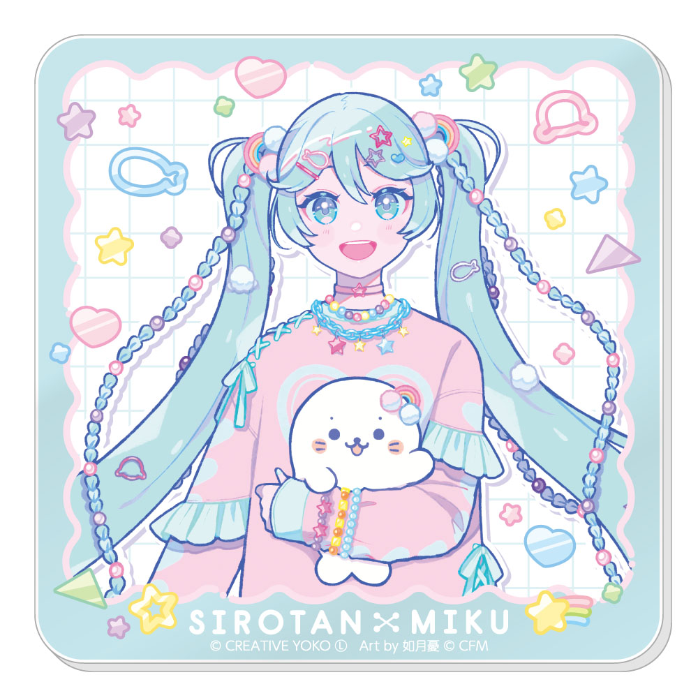 しろたん×初音ミク_第2弾 アクリルコースター 初音ミク