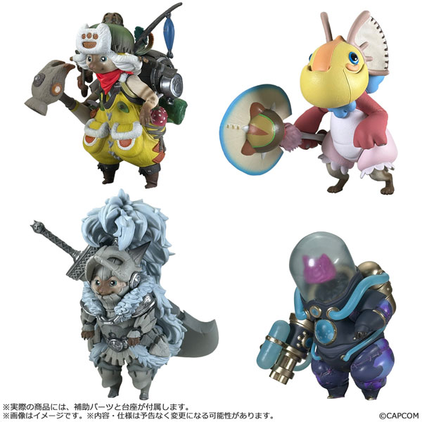 カプコンフィギュアビルダー モンスターハンター スタンダードモデル Plus オトモアイルーコレクション Vol.1　4個入りBOX[カプコン]《０１月予約》