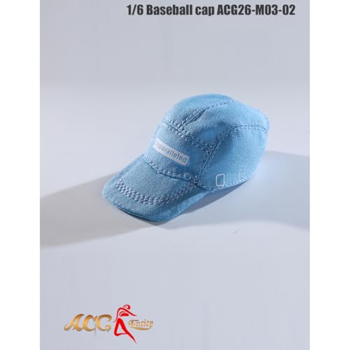 HiPlay JIAOUDOLL 1/6 ベースボールキャップ ACG26-M03-02H ブルー フィギュア用 アクセサリー 付属品