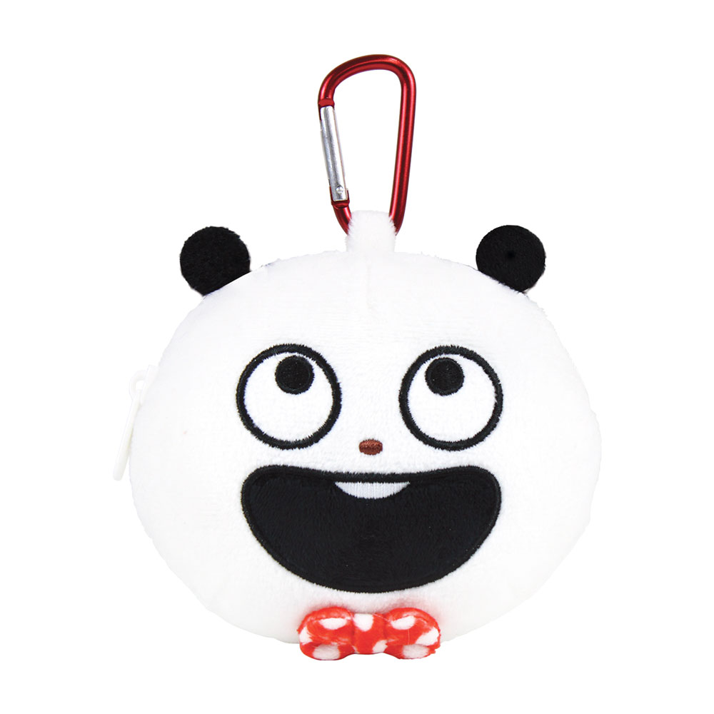 スタジオUGカラビナぬいぐるみファスナーMC　ごきげんぱんだ