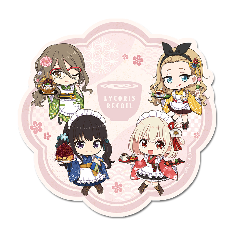 リコリス・リコイル_ぷちちょこマグネットステッカー 和メイドver.