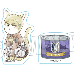 進撃の巨人 調査兵にゃん 積み積みブロック ミニ エルヴィン