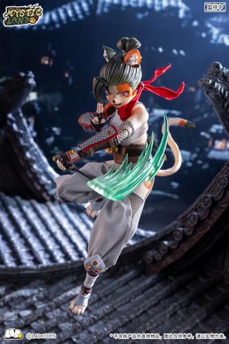 LEBOO LADoTOYS 1/12 冒険小隊 三毛猫娘 トーニャ【忍者スタイル】ERA-006 塗装済み可動フィギュア