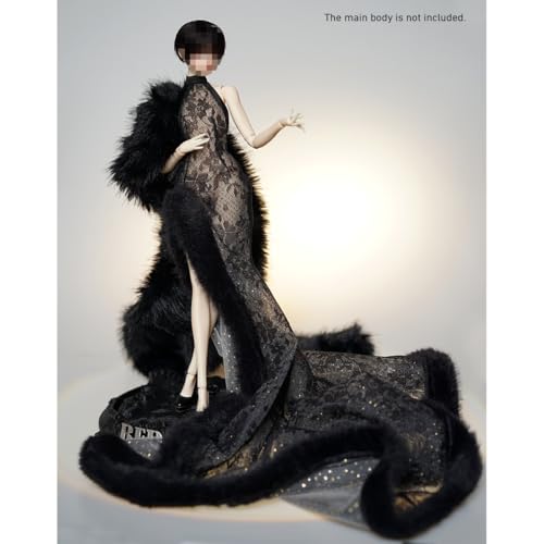 HiPlay 光の少女 1/6 苧芙・クローゼット2026第1弾 ワンピース 夜宴(黒) ロングショール 女性 フィギュア用 服 洋服 セット