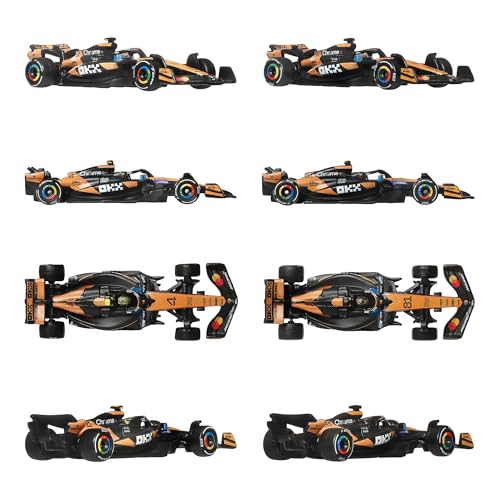 【Amazon.co.jp 限定】ホットウィール(Hot Wheels) プレミアムレース２パックアソート 乗り物おもちゃ ４セット BOX販売 3歳から マルチ JMM89-986A