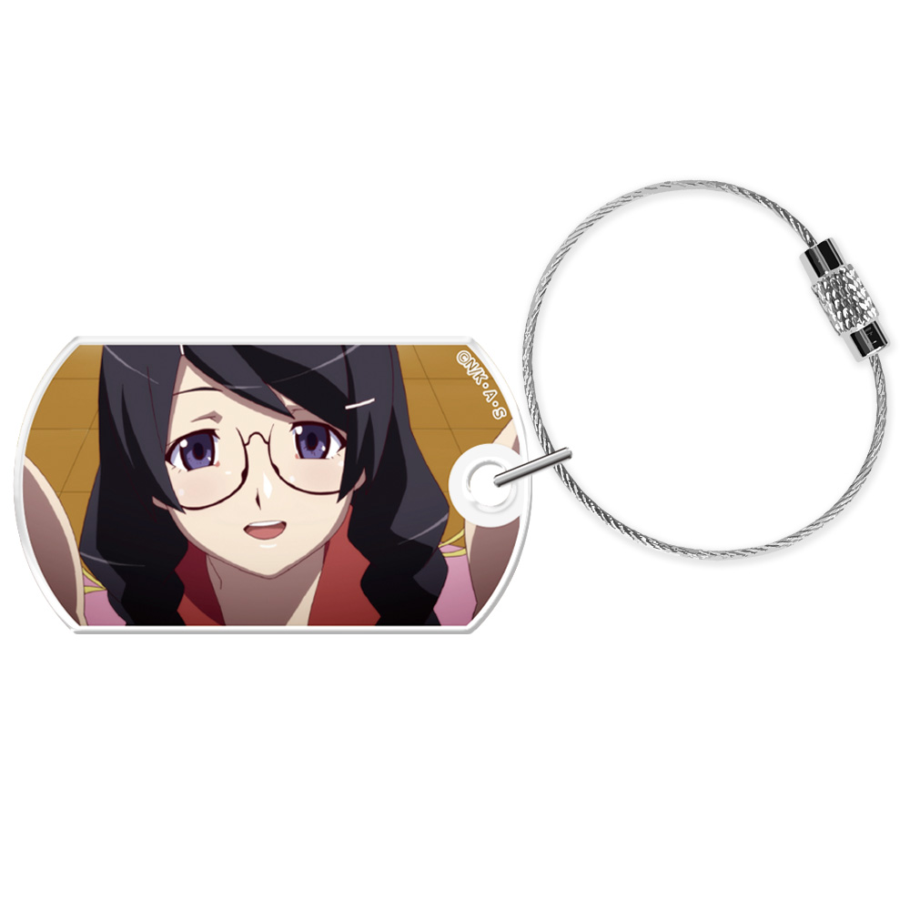 〈物語〉シリーズ_アクリルキーリング 羽川翼 場面写ver.