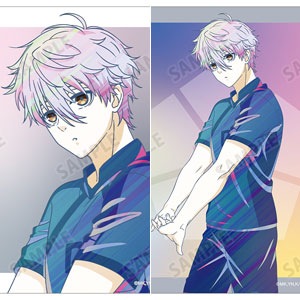 TVアニメ『ブルーロック』 描き下ろし 凪誠士郎 試合前の準備中ver. Ani-Art clear label ブロマイド2枚セット