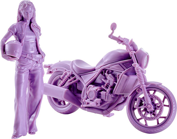 PLAMAX MF-101 Rider's portrait Honda Rebel 1100 ラベンダー 1/20 プラモデル[マックスファクトリー]《１２月予約》