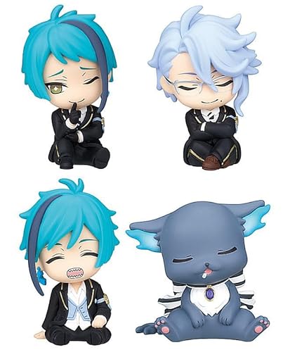 肩ズンFig.『ディズニー ツイステッドワンダーランド』 Vol.5 オクタヴィネル寮＆グリム [全4種セット(フルコンプ)] ガチャガチャ カプセルトイ