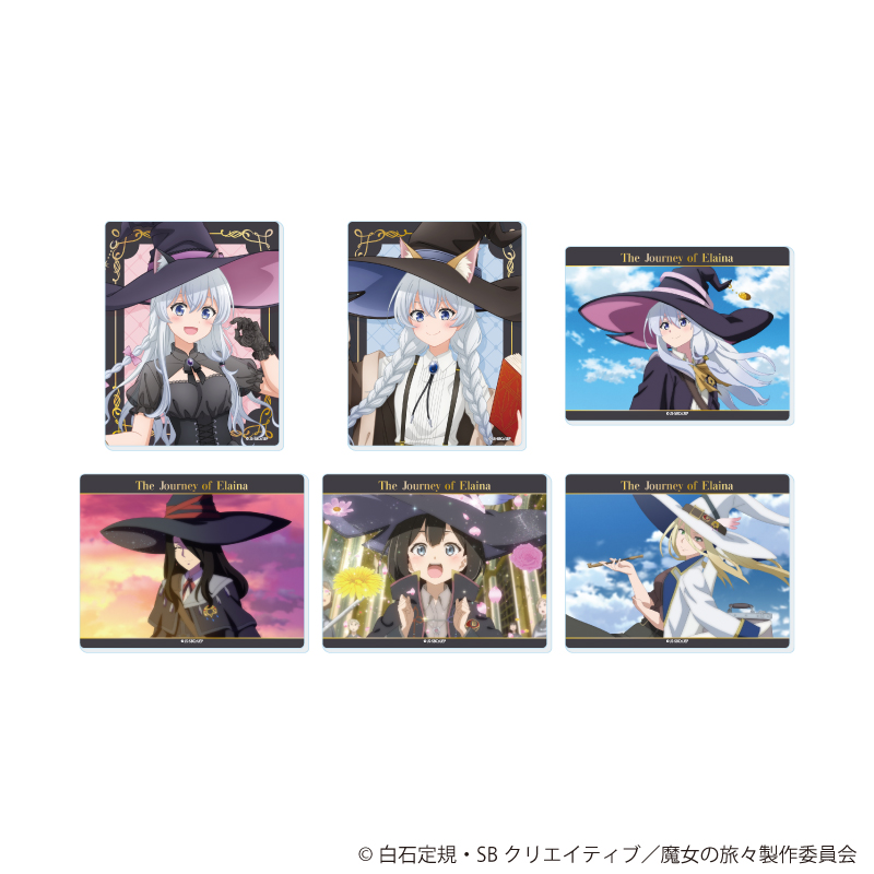 アクリルカード「魔女の旅々」01/コンプリートセット(全6種)(公式&描き下ろしイラスト)