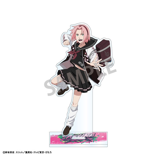 NARUTO-ナルト- 疾風伝 アクリルスタンド 春野サクラ 学園