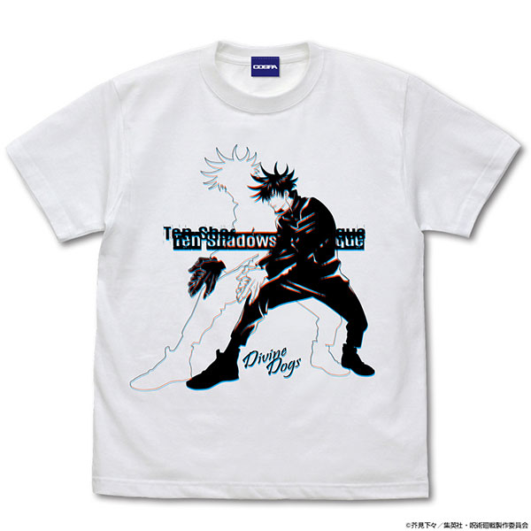 呪術廻戦 伏黒恵 Tシャツ/WHITE-S（再販）