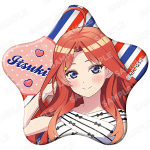 「五等分の花嫁*」グリッター星型缶バッジ 中野五月