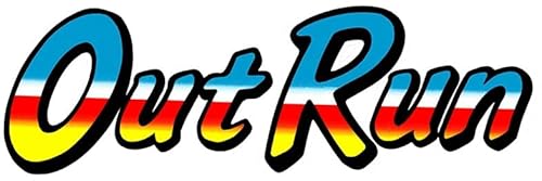 My Arcade Out Run Racing Player: Mini Arcade Machine, Retro Console with 2 Games, Real Racing Controls Full Color Screen, Sega