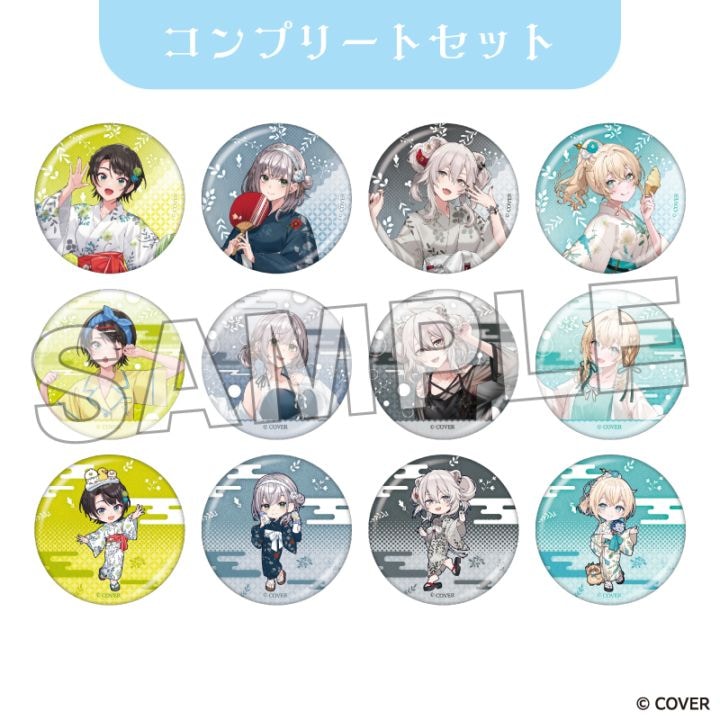 「1月中旬頃以降発送」ホロライブ トレーディング缶バッジ 〜ふためぐり〜 コンプリートセット