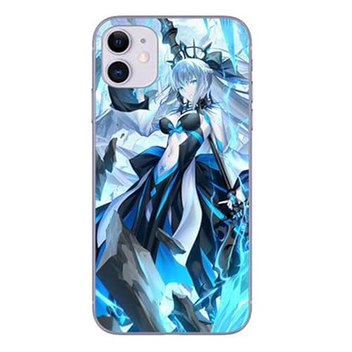 Fate/Grand Order スマホケース Iphone 14ケース ふじまる りつか マシュ・キリエライト/シールダー 携帯ケース アルトリア?ペンドラゴン FGO 12個模様 周り黒いTPU素材+裏面強化ガラス iPhone13ケース iphone保護ケース カバー アイフォンケース グッズ 人気 可愛い おしゃれ かっこいい 耐衝撃 多機種対応 男女兼用 アニメ 誕生日 プレゼント (I,iPhone12)