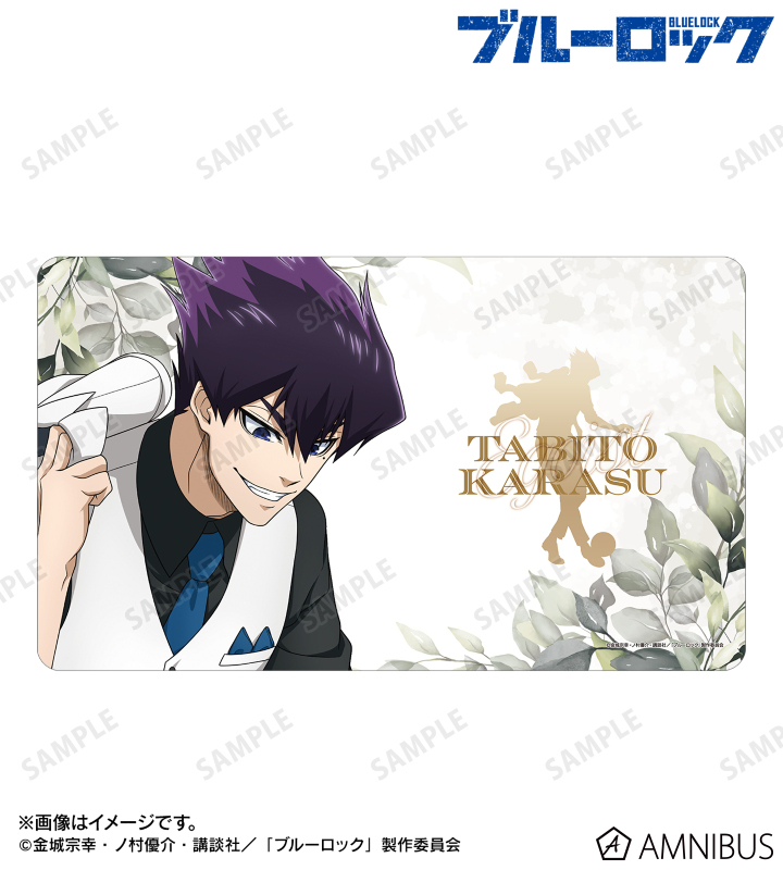 描き下ろし 烏 旅人 スーツモデルver. 第2弾 マルチデスクマット